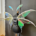 Pink Green Yellow Fairy Wings
