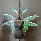 Pink Green Yellow Fairy Wings