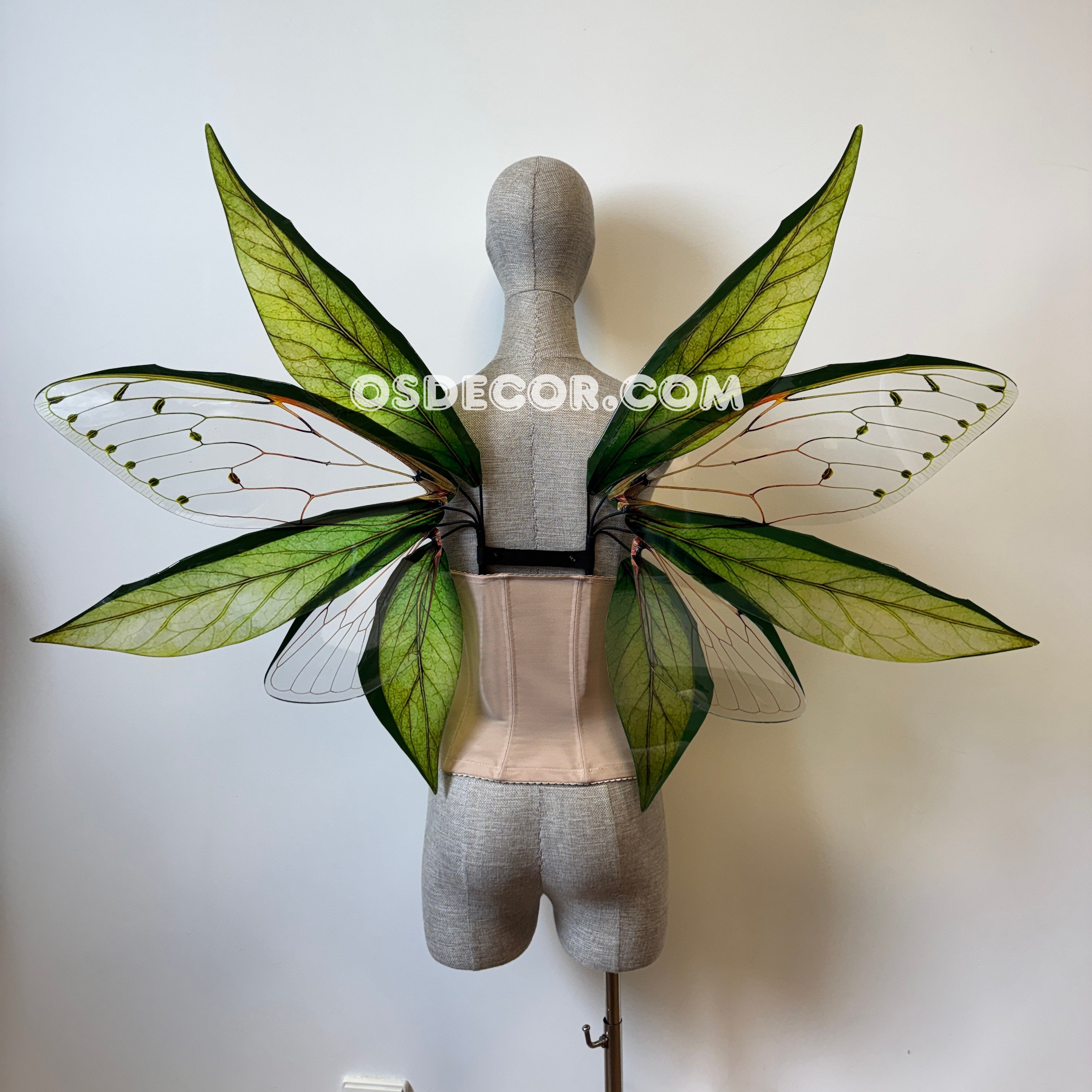 Green Enchanted Forest Fairy Wings