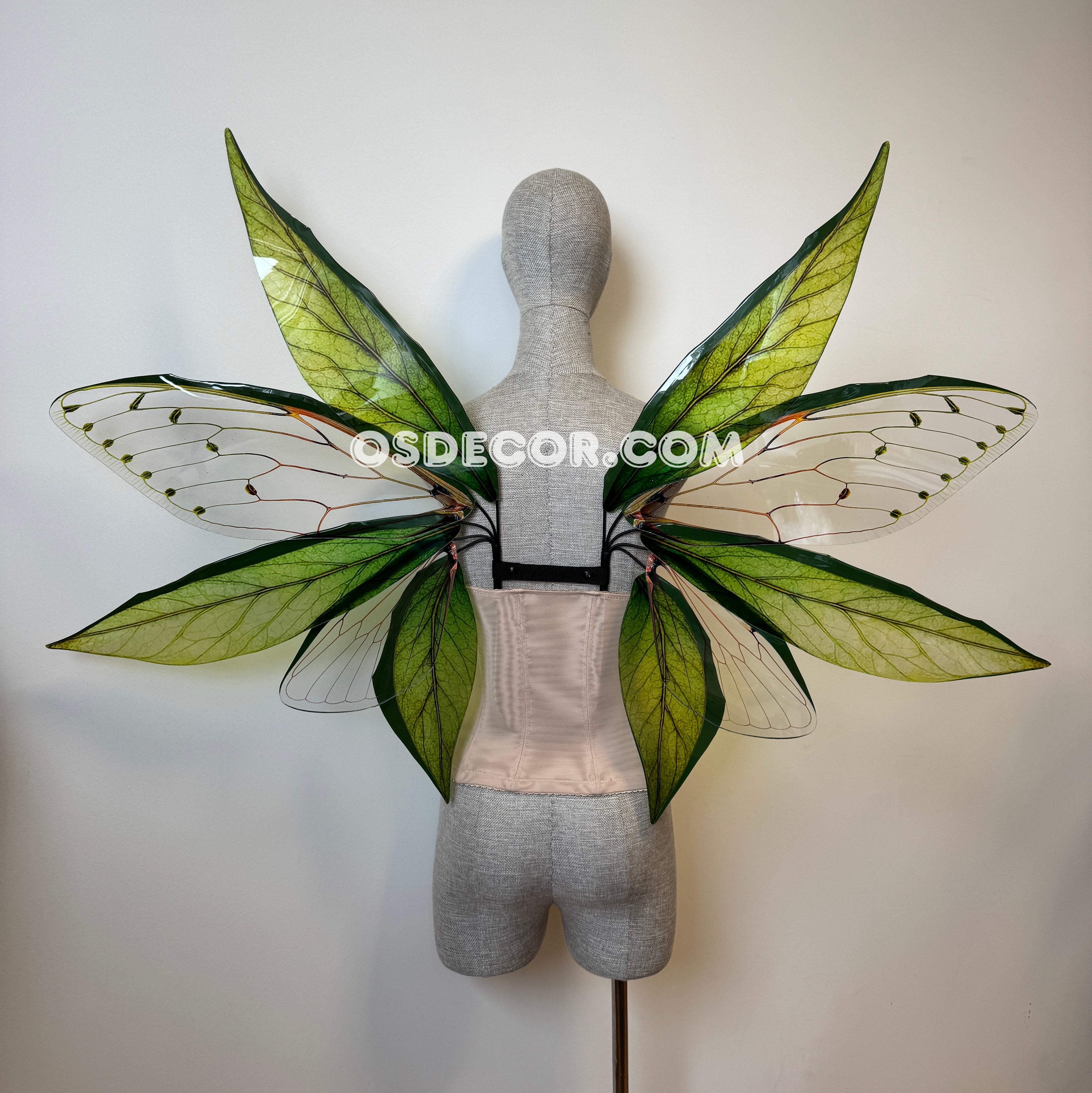 Green Enchanted Forest Fairy Wings