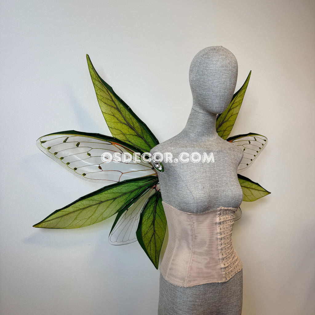 Green Enchanted Forest Fairy Wings