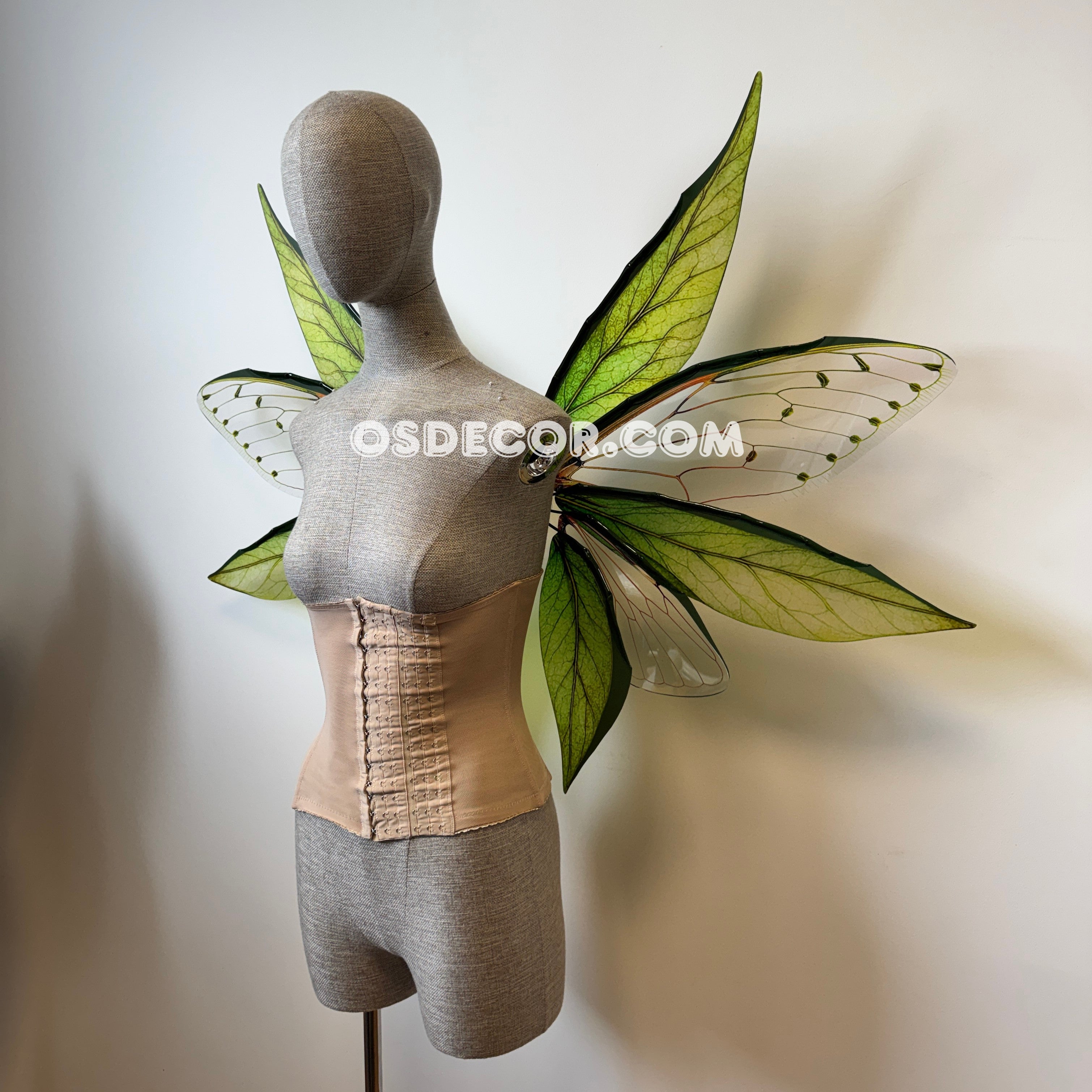 Green Enchanted Forest Fairy Wings