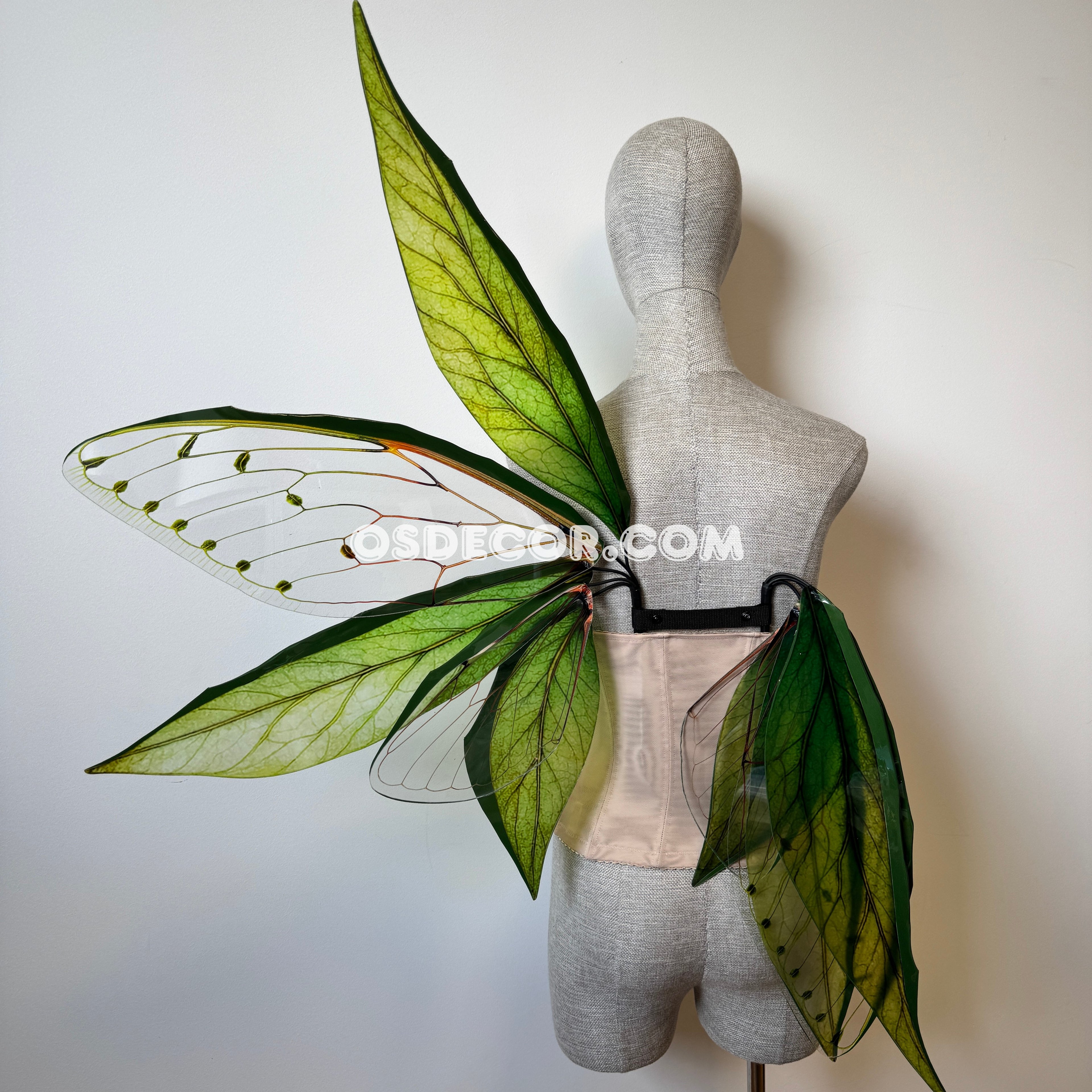 Green Enchanted Forest Fairy Wings