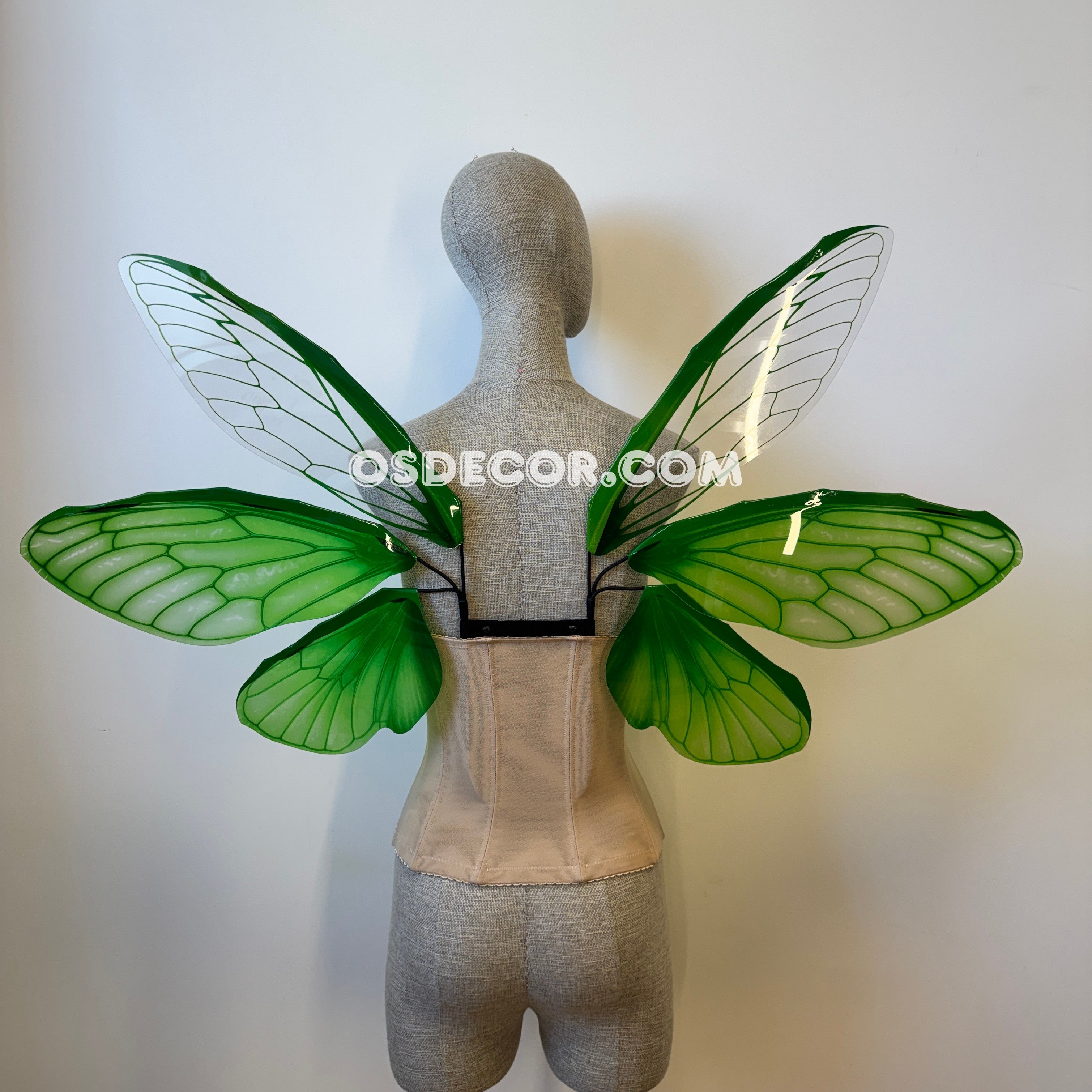 Green Butterfly Fairy Elf Wings