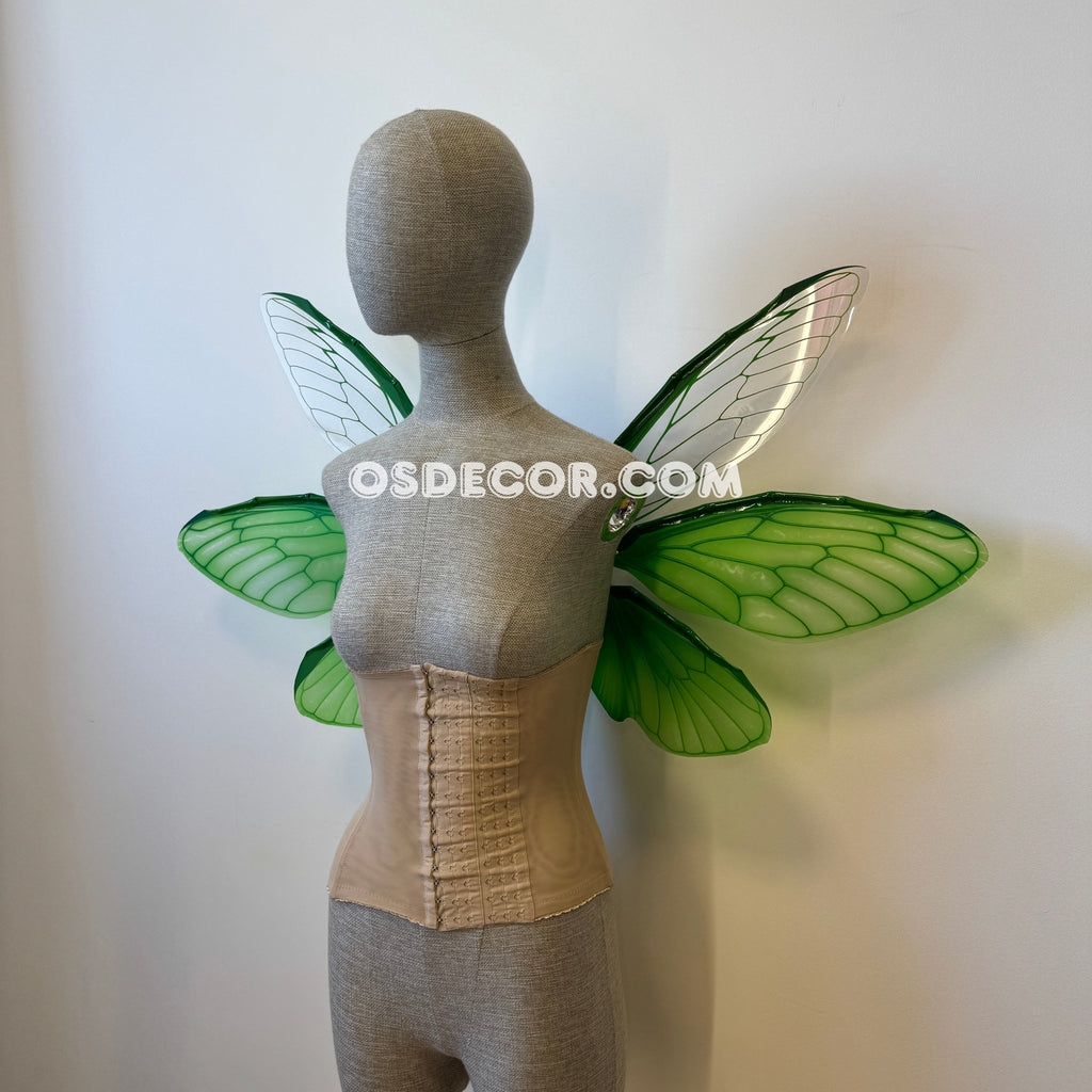 Green Butterfly Fairy Elf Wings
