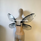 Grey Butterfly Fairy Elf Wings