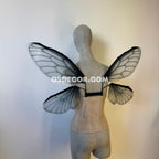 Grey Butterfly Fairy Elf Wings
