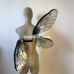 Grey Butterfly Fairy Elf Wings