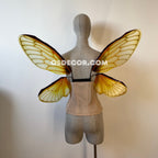 Gold Yellow Butterfly Fairy Elf Wings