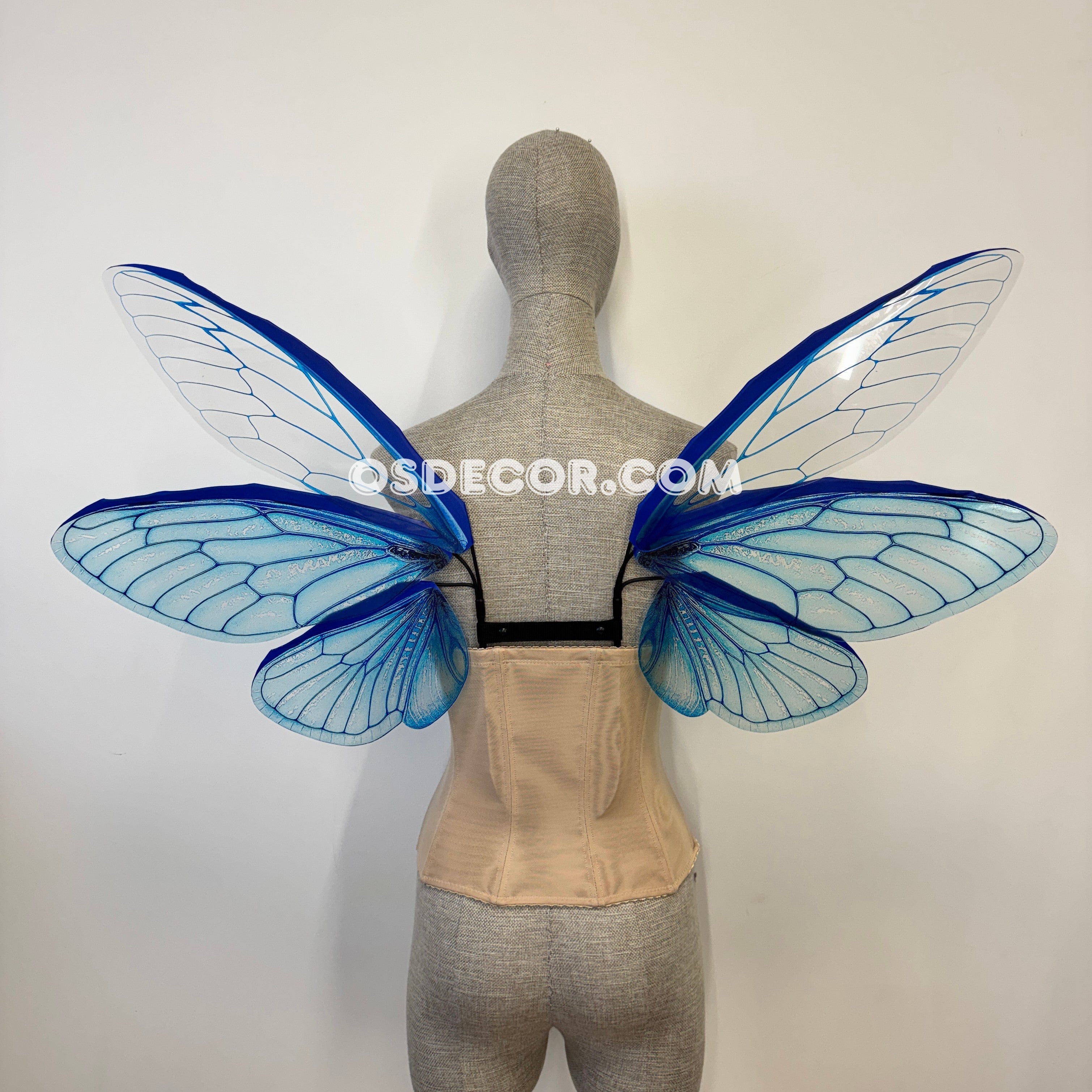Blue Butterfly Fairy Elf Wings