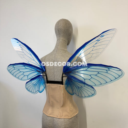 Blue Butterfly Fairy Elf Wings
