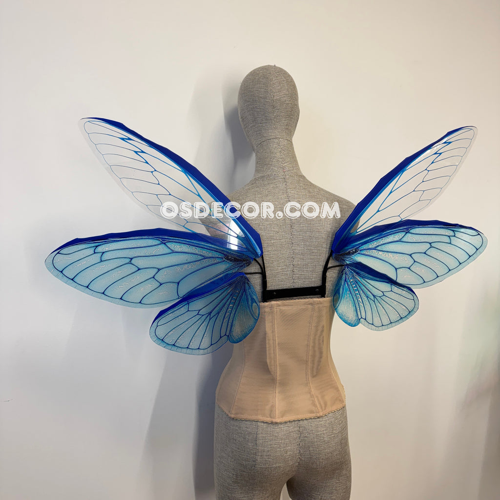 Blue Butterfly Fairy Elf Wings