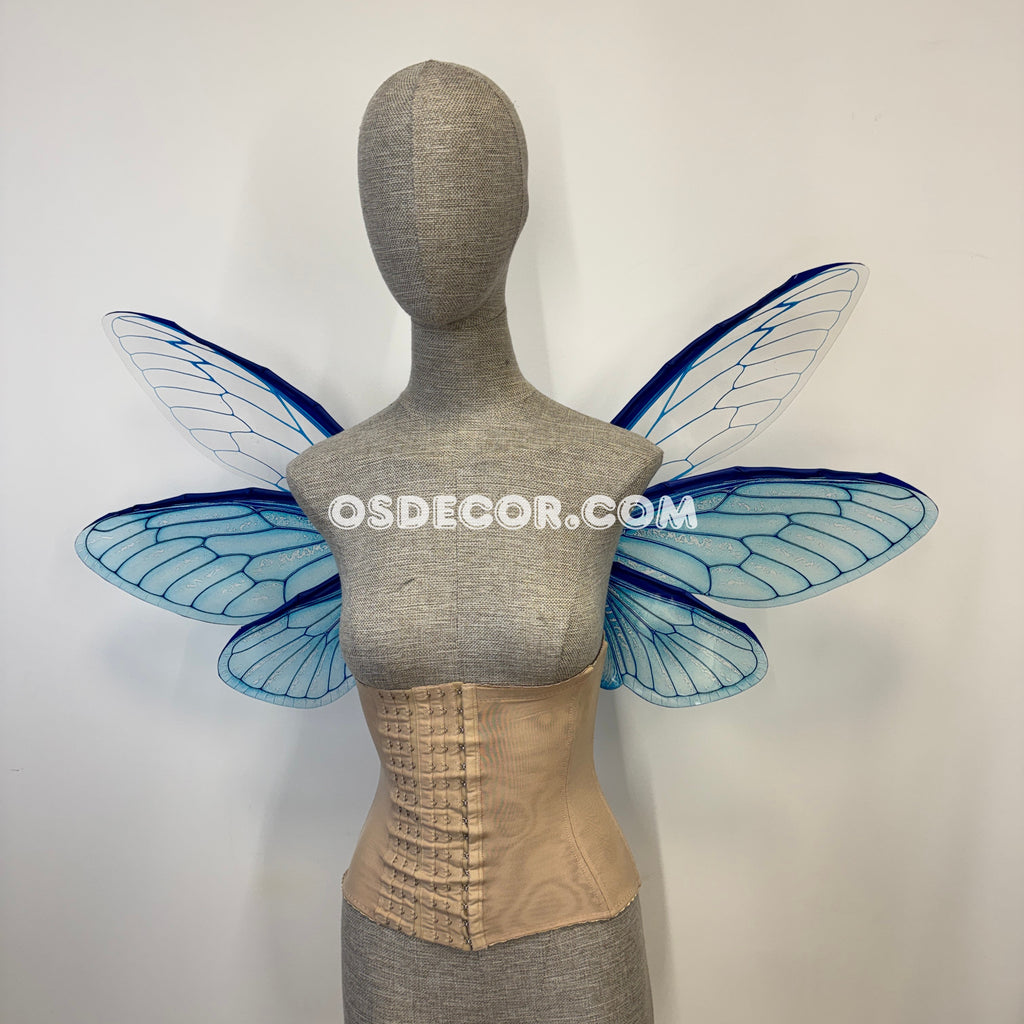 Blue Butterfly Fairy Elf Wings