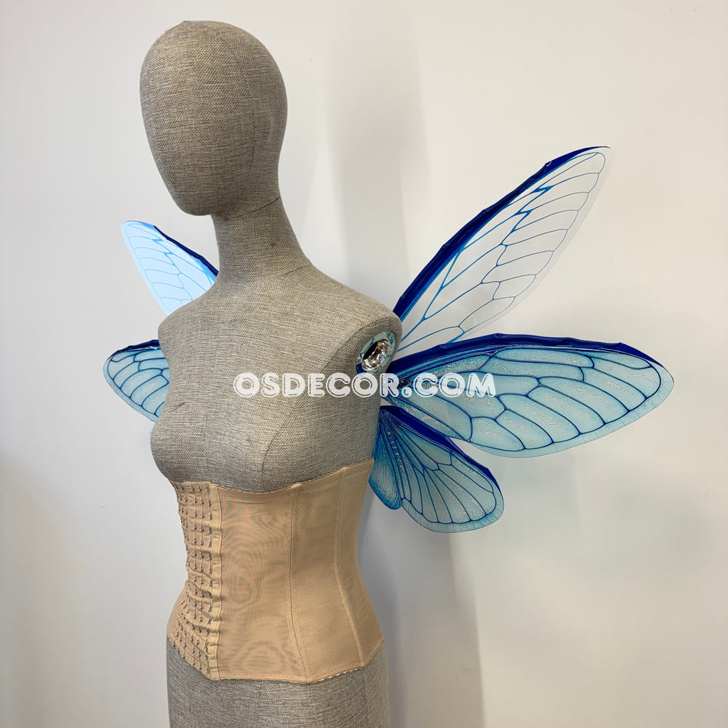 Blue Butterfly Fairy Elf Wings