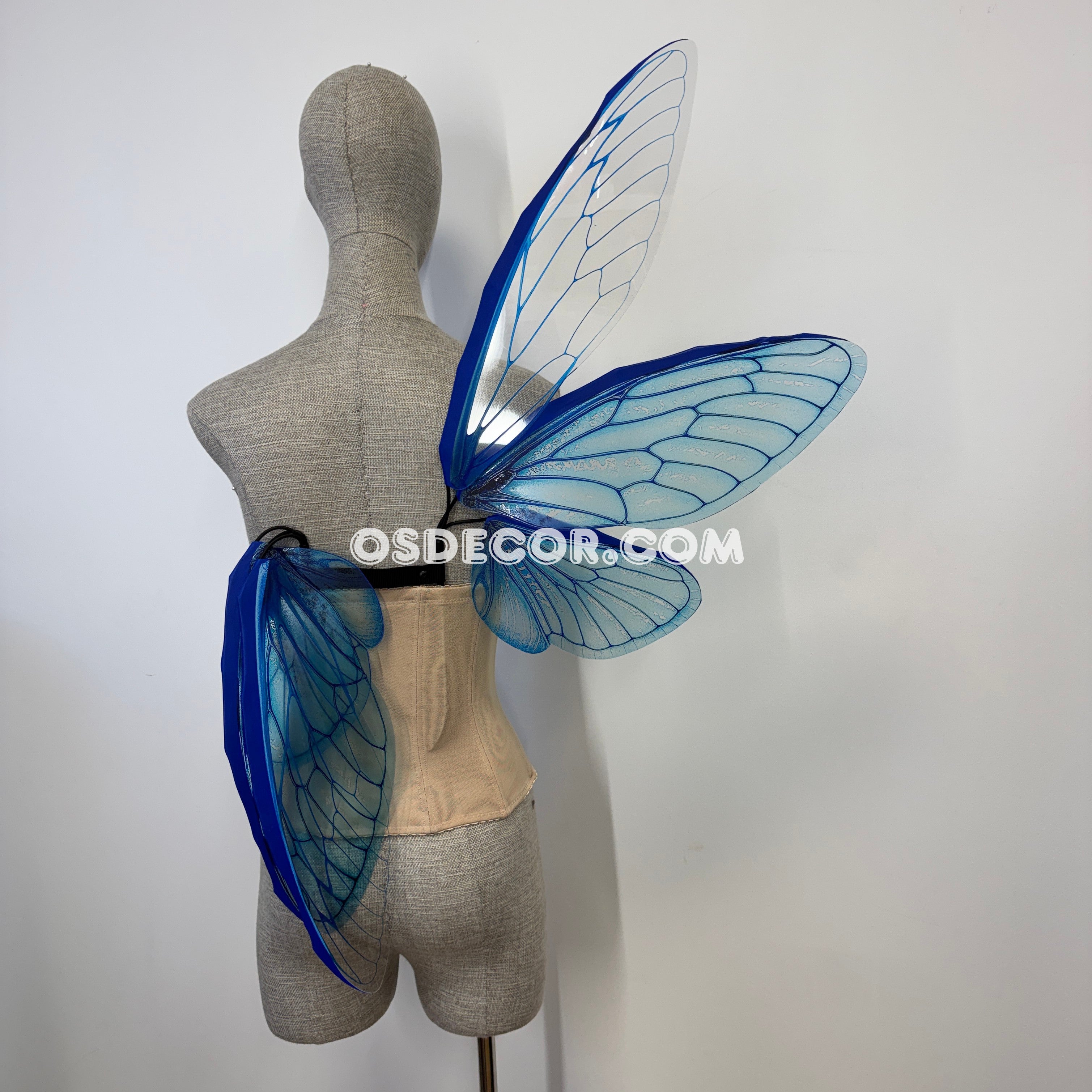 Blue Butterfly Fairy Elf Wings
