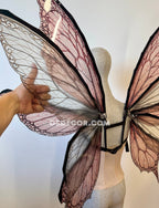 Rose Pink Fairy Wings