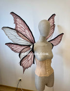 Rose Pink Fairy Wings