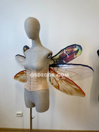 Golden Bronze Beetle Wings