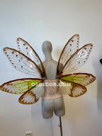 Green Cicada Fairy Wings