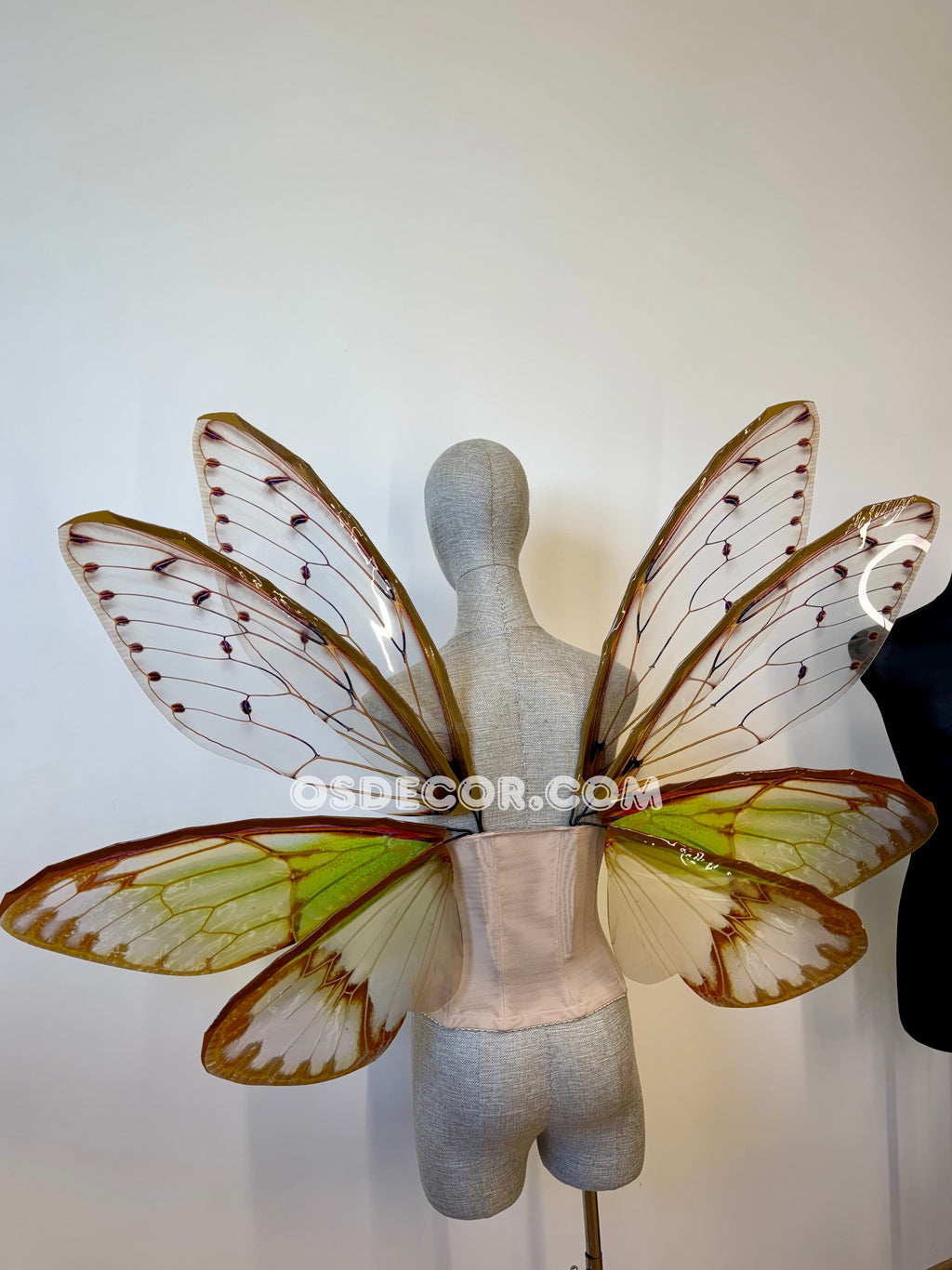 Green Cicada Fairy Wings