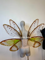Green Cicada Fairy Wings
