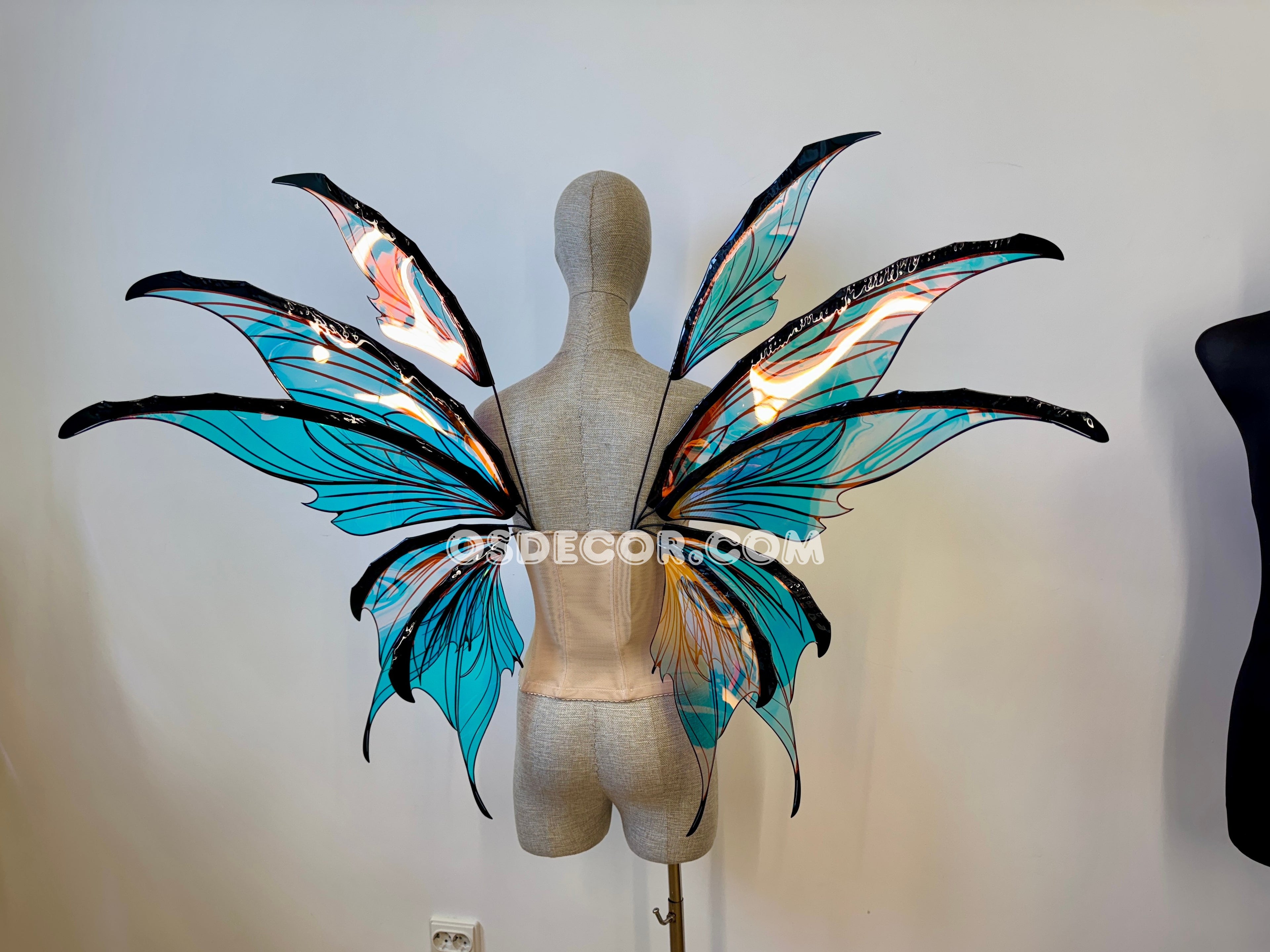 Blue Purple Fairy Wings