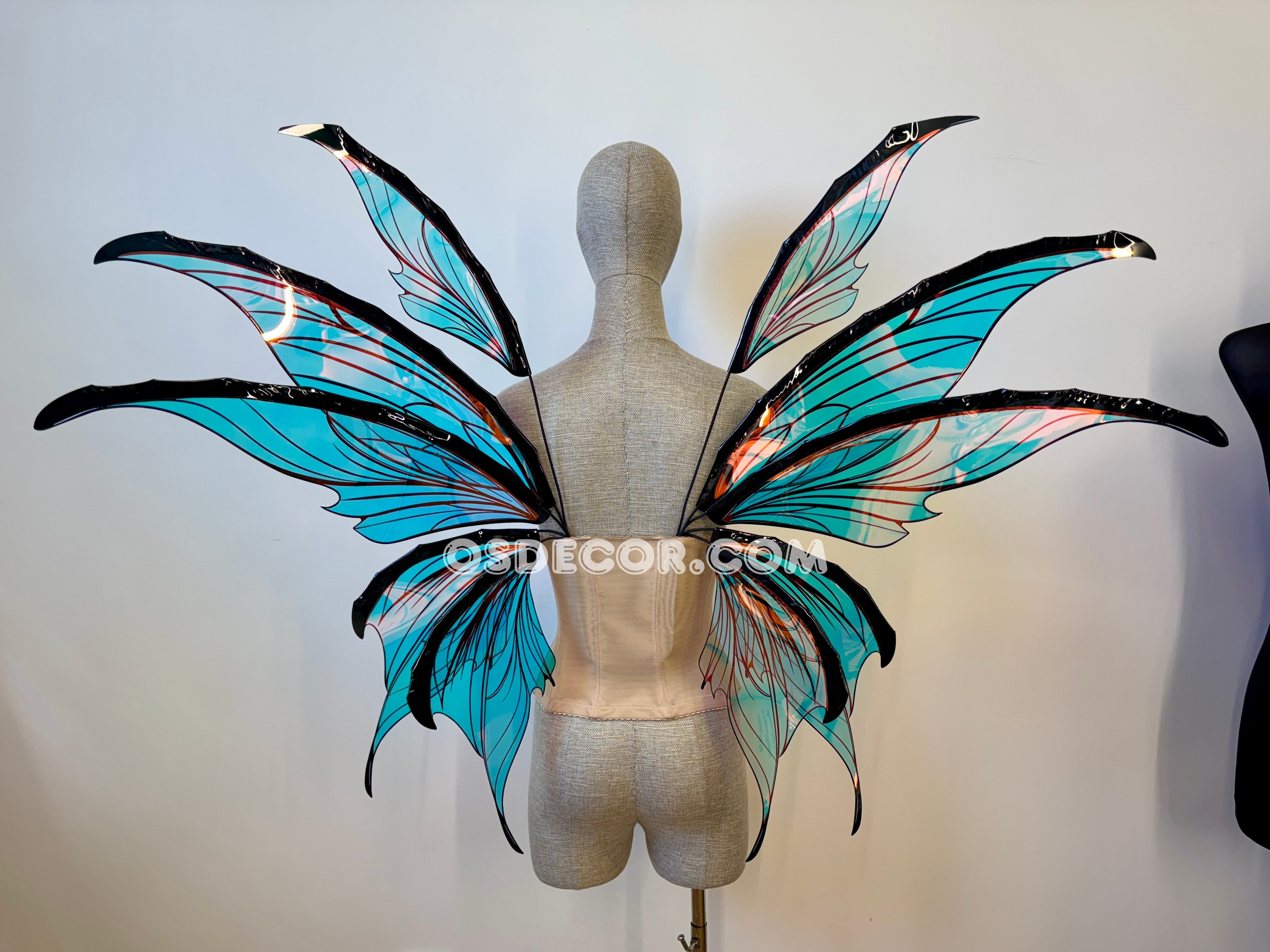 Blue Purple Fairy Wings