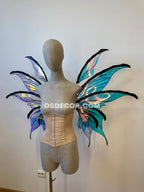 Blue Purple Fairy Wings
