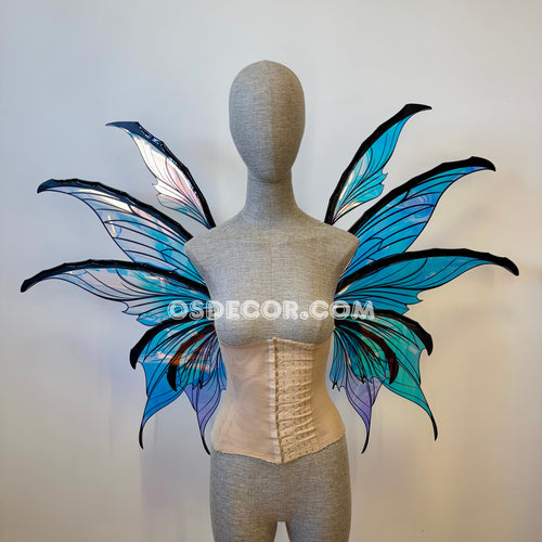 Blue Purple Fairy Wings