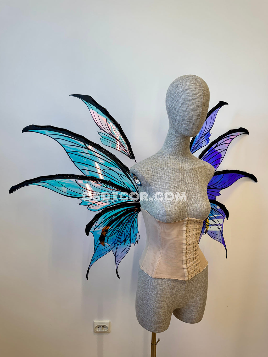 Blue Purple Fairy Wings