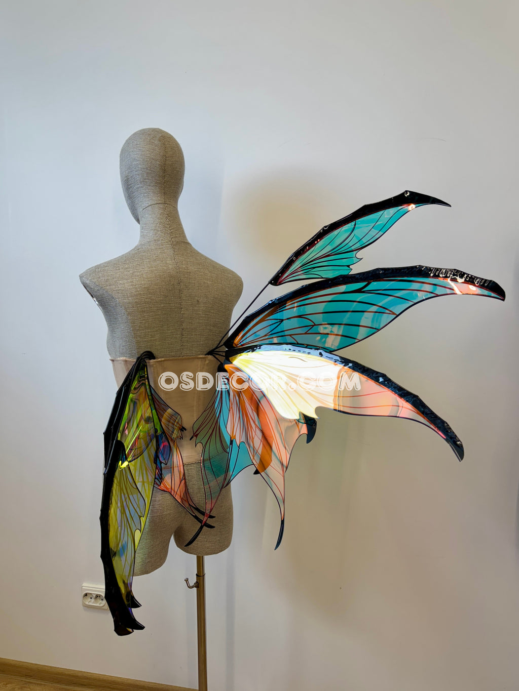 Blue Purple Fairy Wings