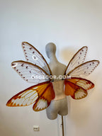 Orange Cicada Fairy Wings
