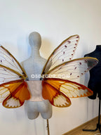 Orange Cicada Fairy Wings