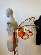 Orange Cicada Fairy Wings