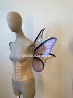 Pale Pink Butterfly Fairy Wings