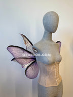Pale Pink Butterfly Fairy Wings