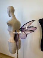Pale Pink Butterfly Fairy Wings