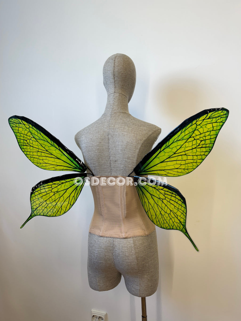 Green Leaves Fairy Wings