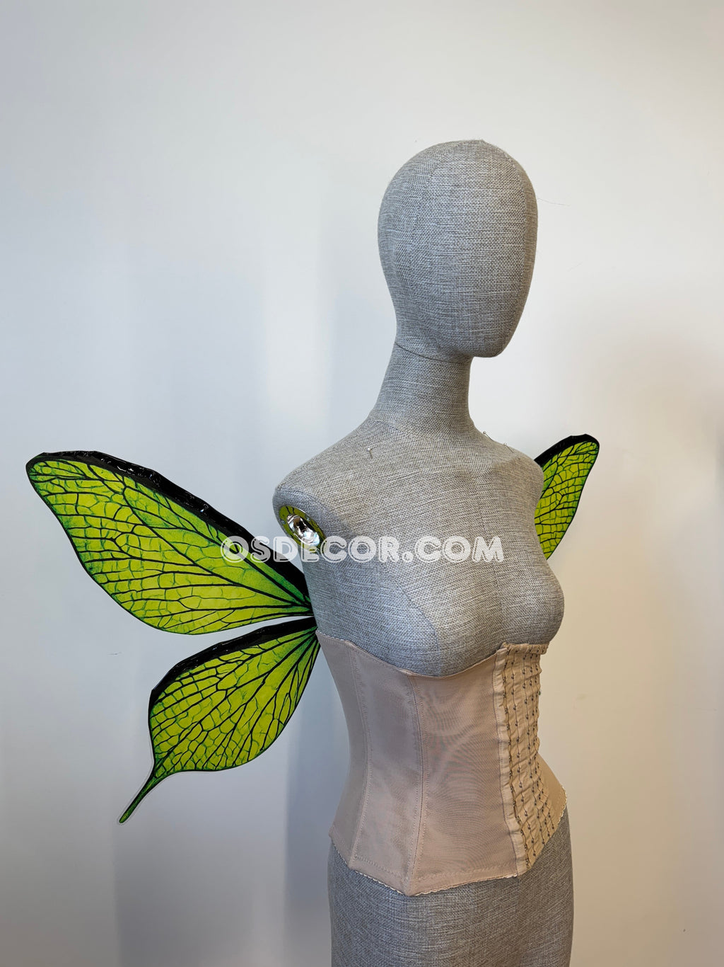 Green Leaves Fairy Wings