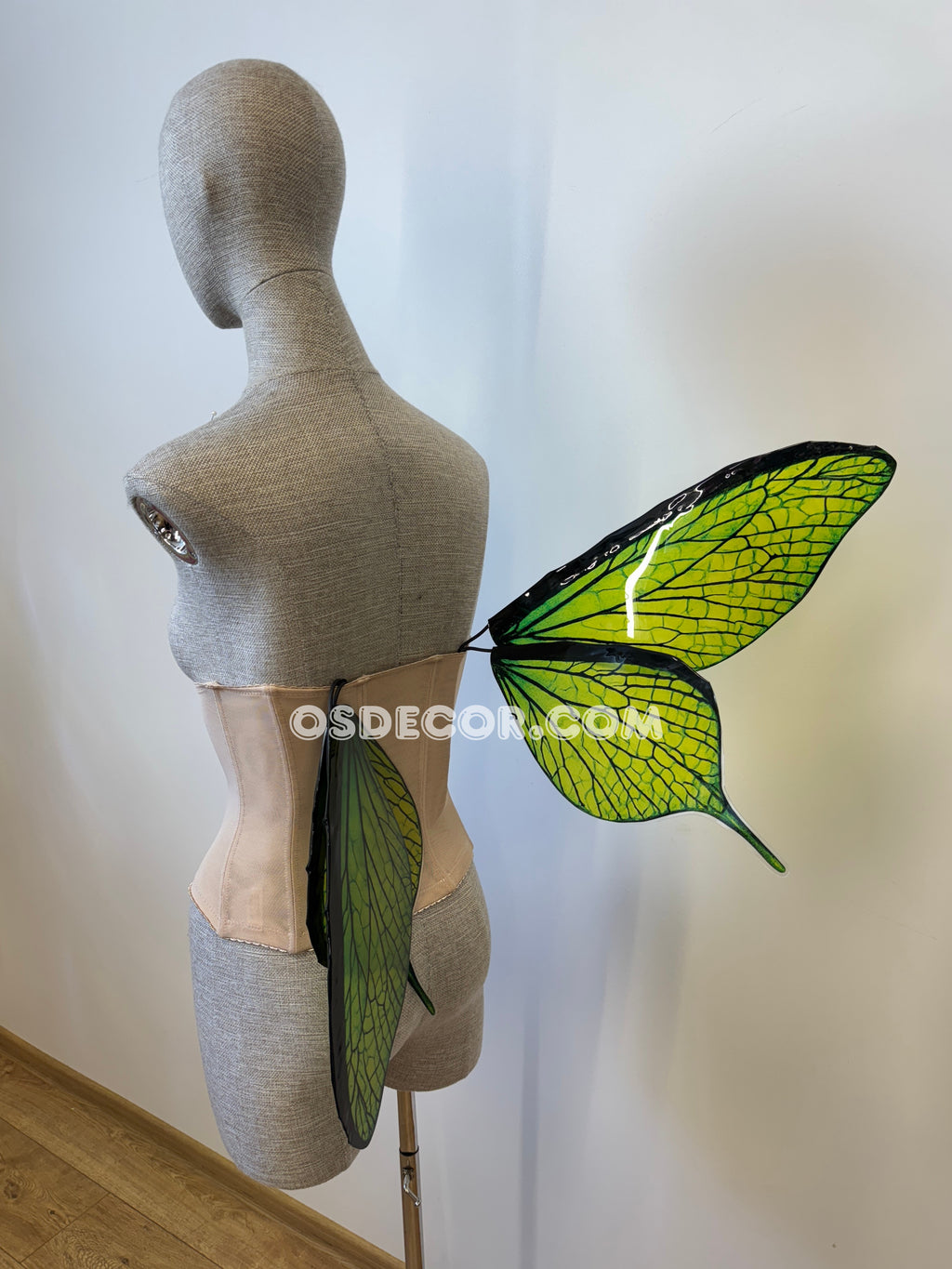 Green Leaves Fairy Wings