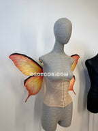 Orange Butterfly Fairy Wings