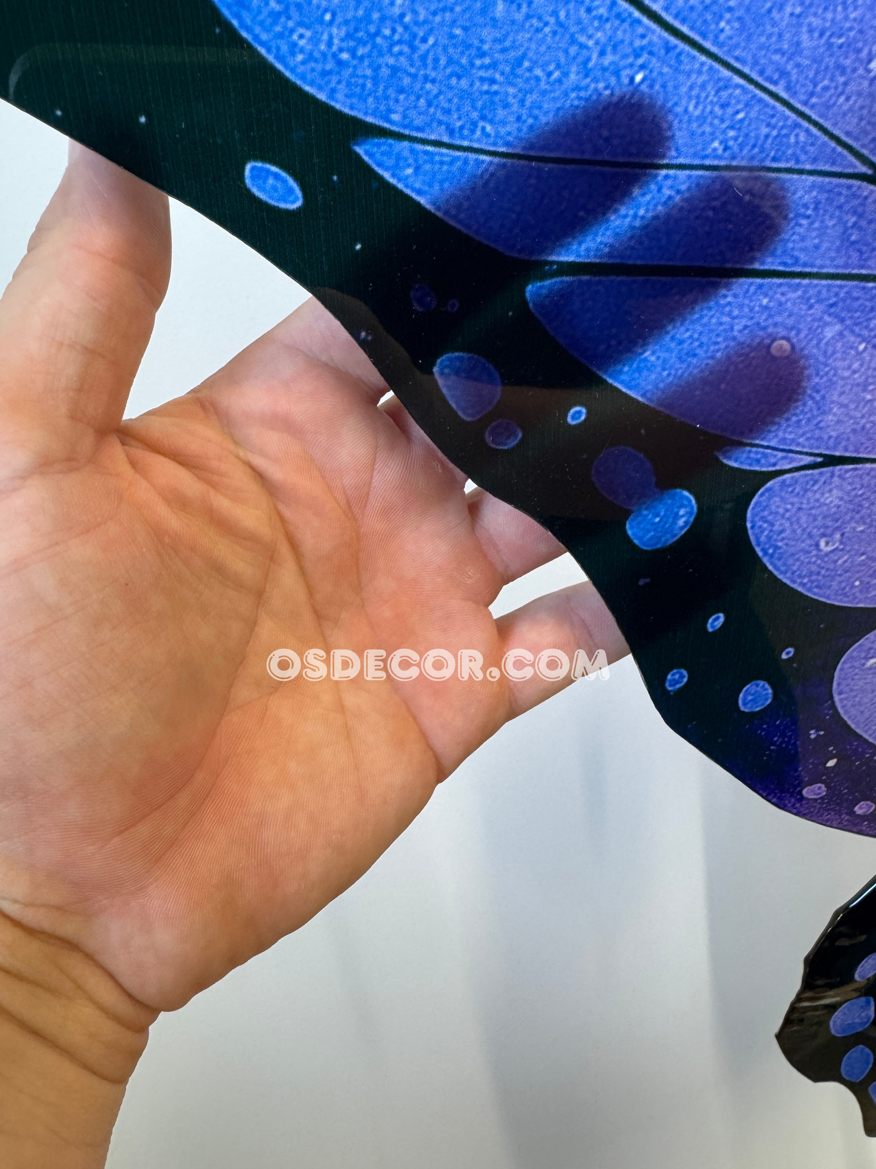 Purple Black Butterfly Fairy Wings