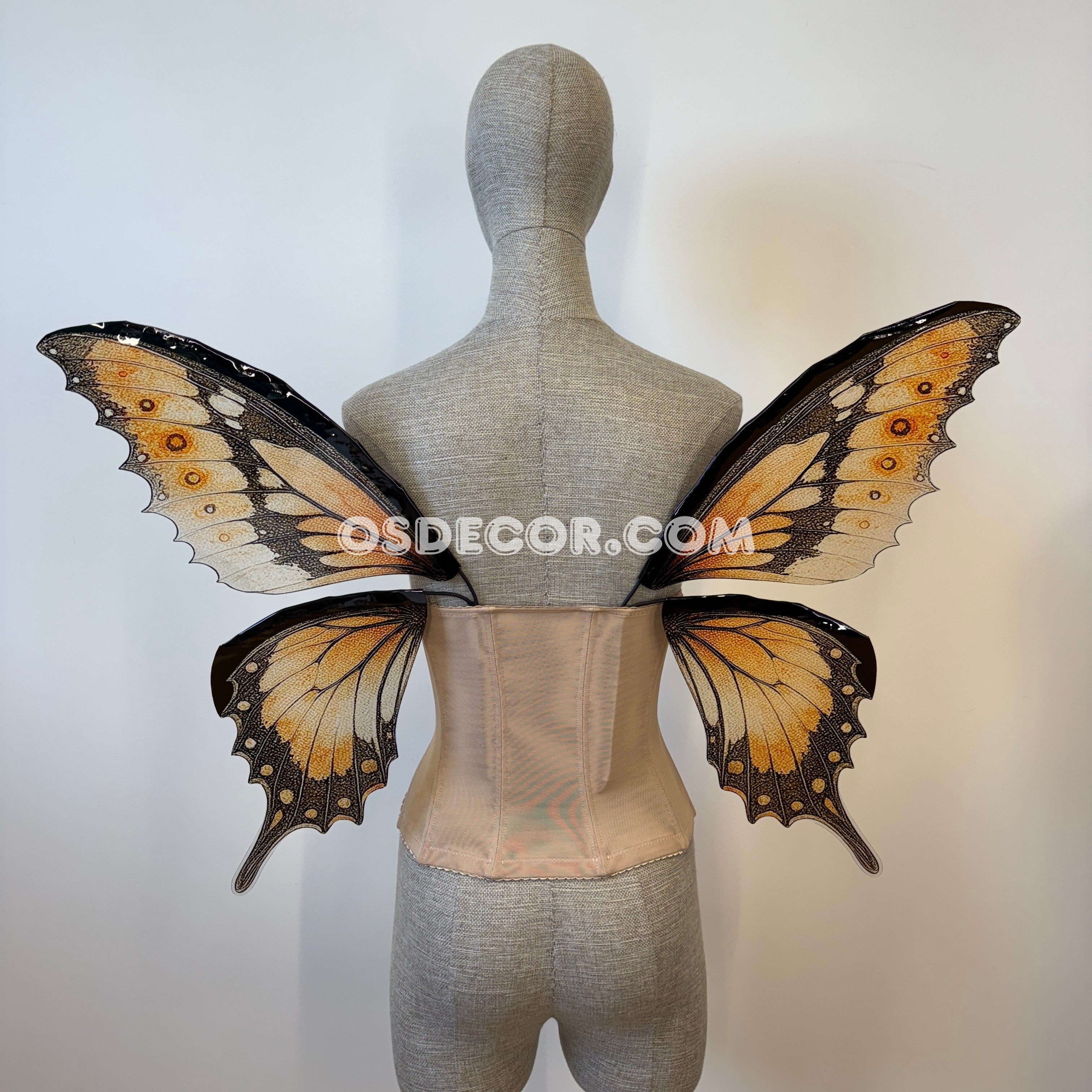 Orange Swallowtail Butterfly Fairy Wings