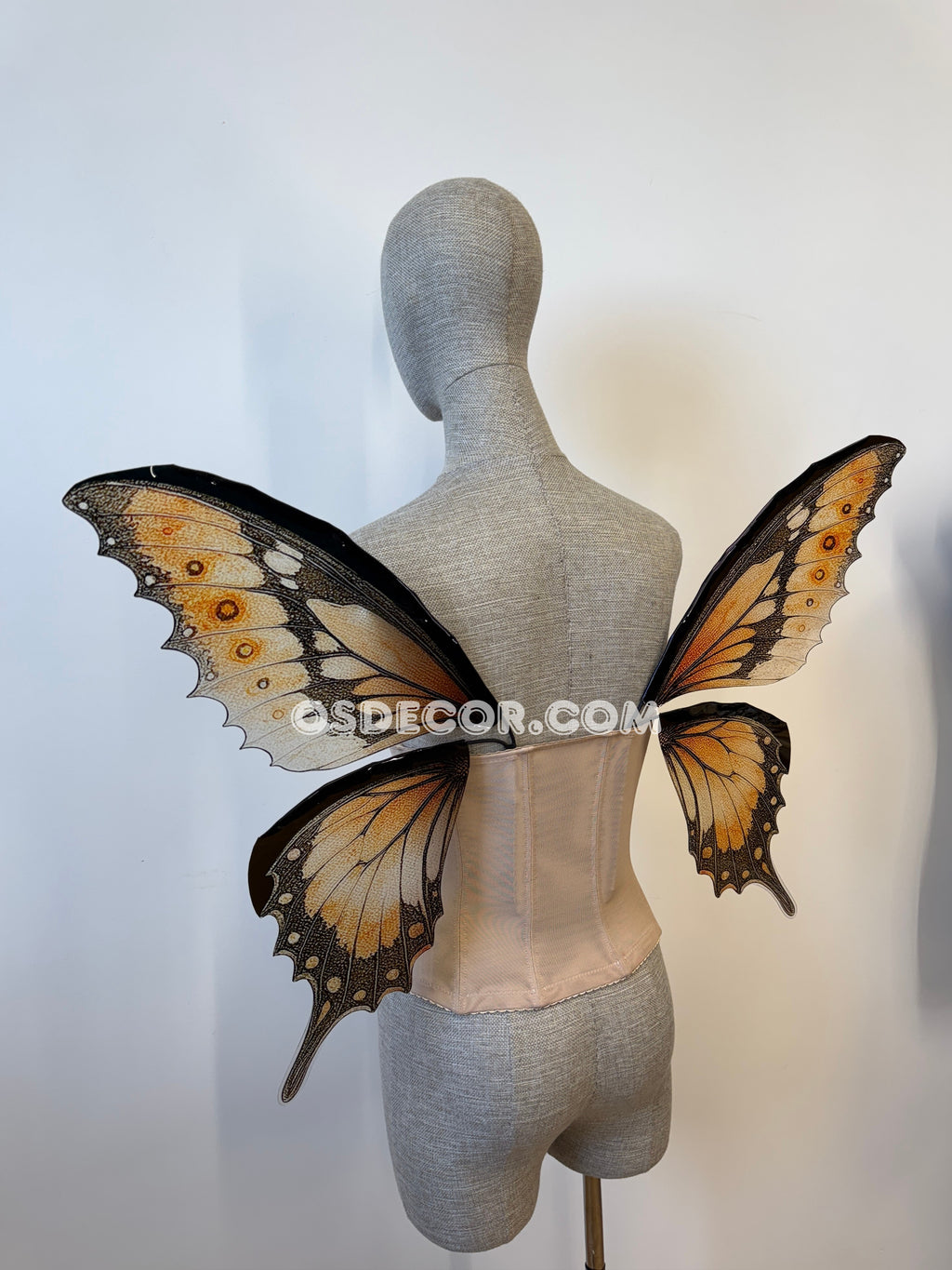Orange Swallowtail Butterfly Fairy Wings