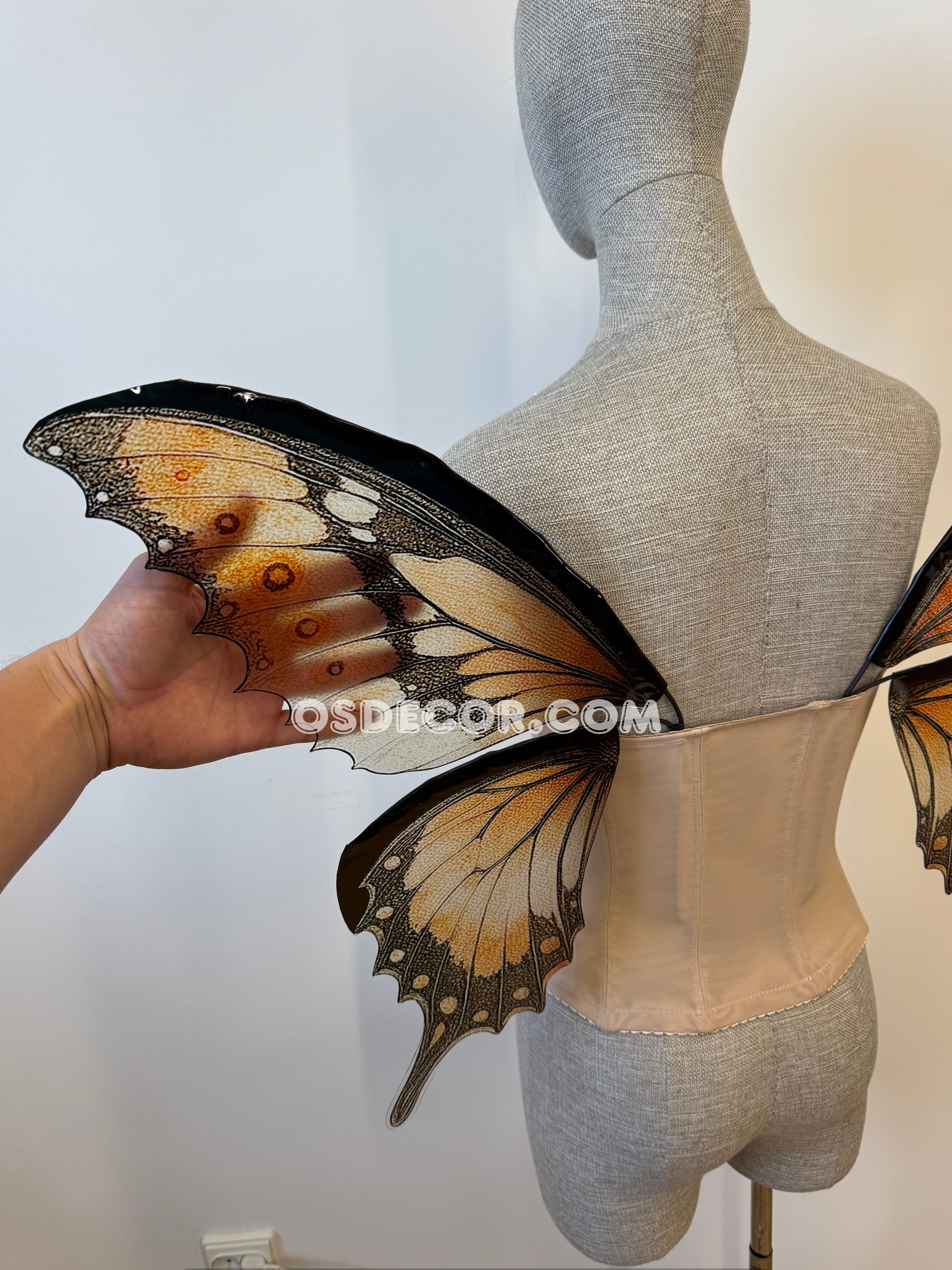 Orange Swallowtail Butterfly Fairy Wings