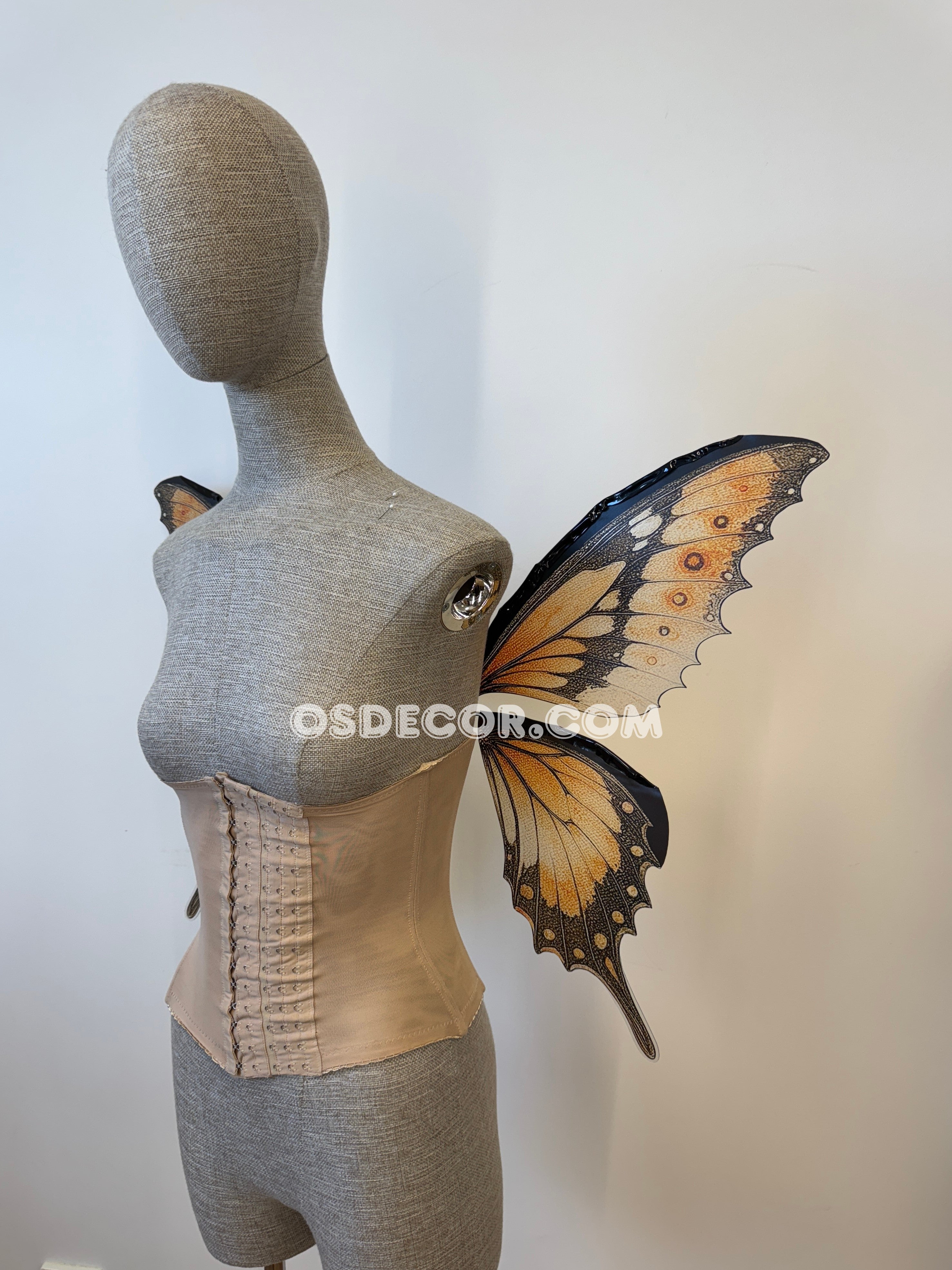 Orange Swallowtail Butterfly Fairy Wings