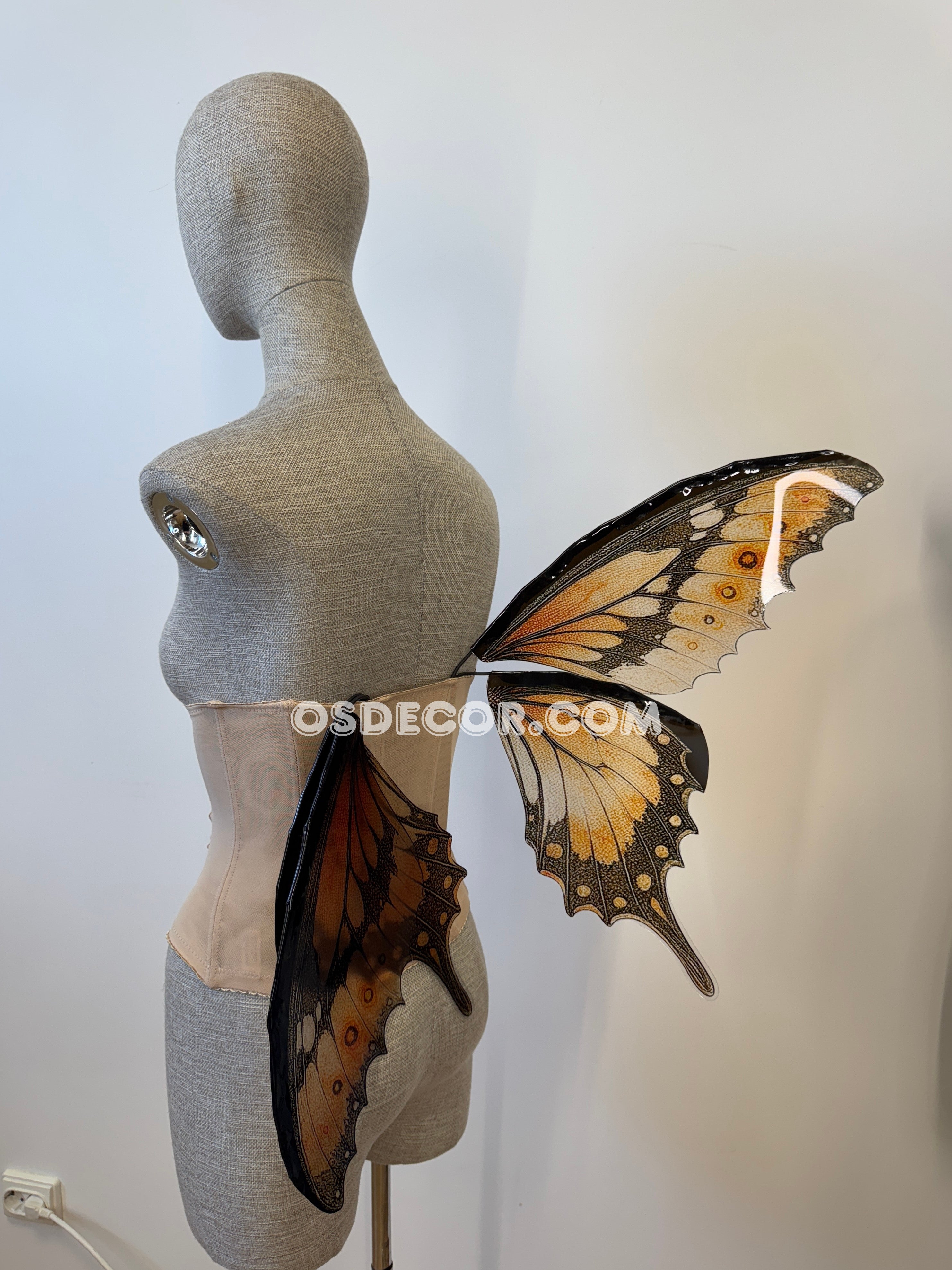 Orange Swallowtail Butterfly Fairy Wings