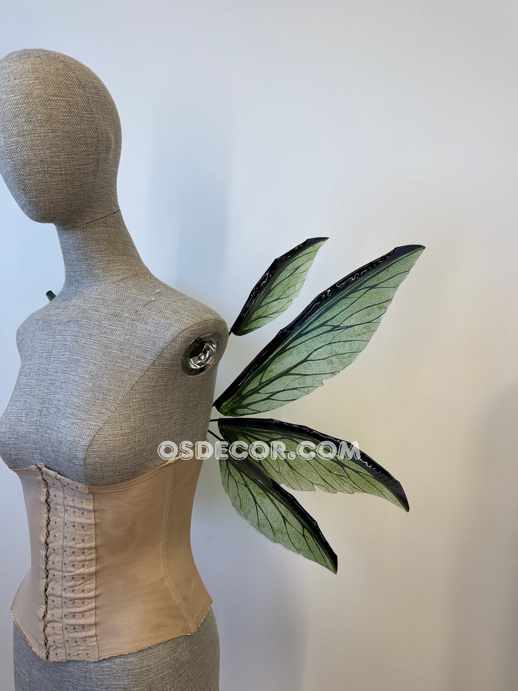 Green Leaves Fairy Wings