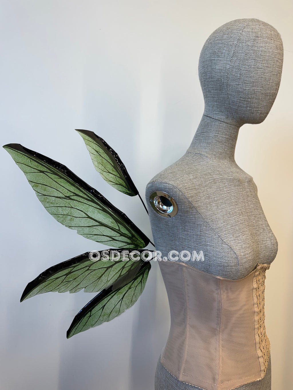 Green Leaves Fairy Wings