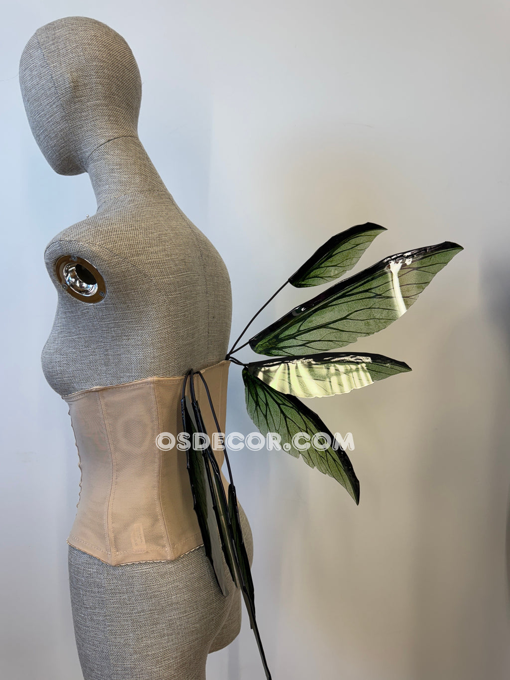 Green Leaves Fairy Wings